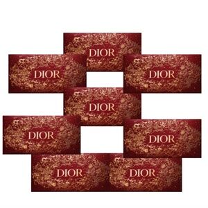 Dior Chinese Lunar New Year 2023 Set of 8 Lucky Money Red Envelopes NEW SEALED